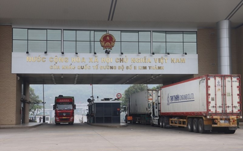 Nông sản xuất khẩu qua cửa khẩu Lào Cai tăng mạnh